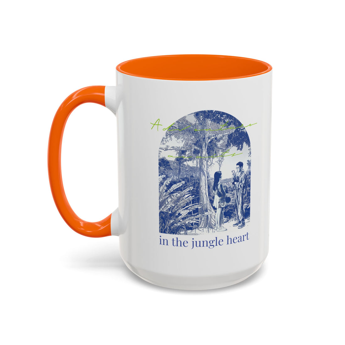 Jungle Adventure Travel Mug - Tropical Nature Coffee Cup for Explorers