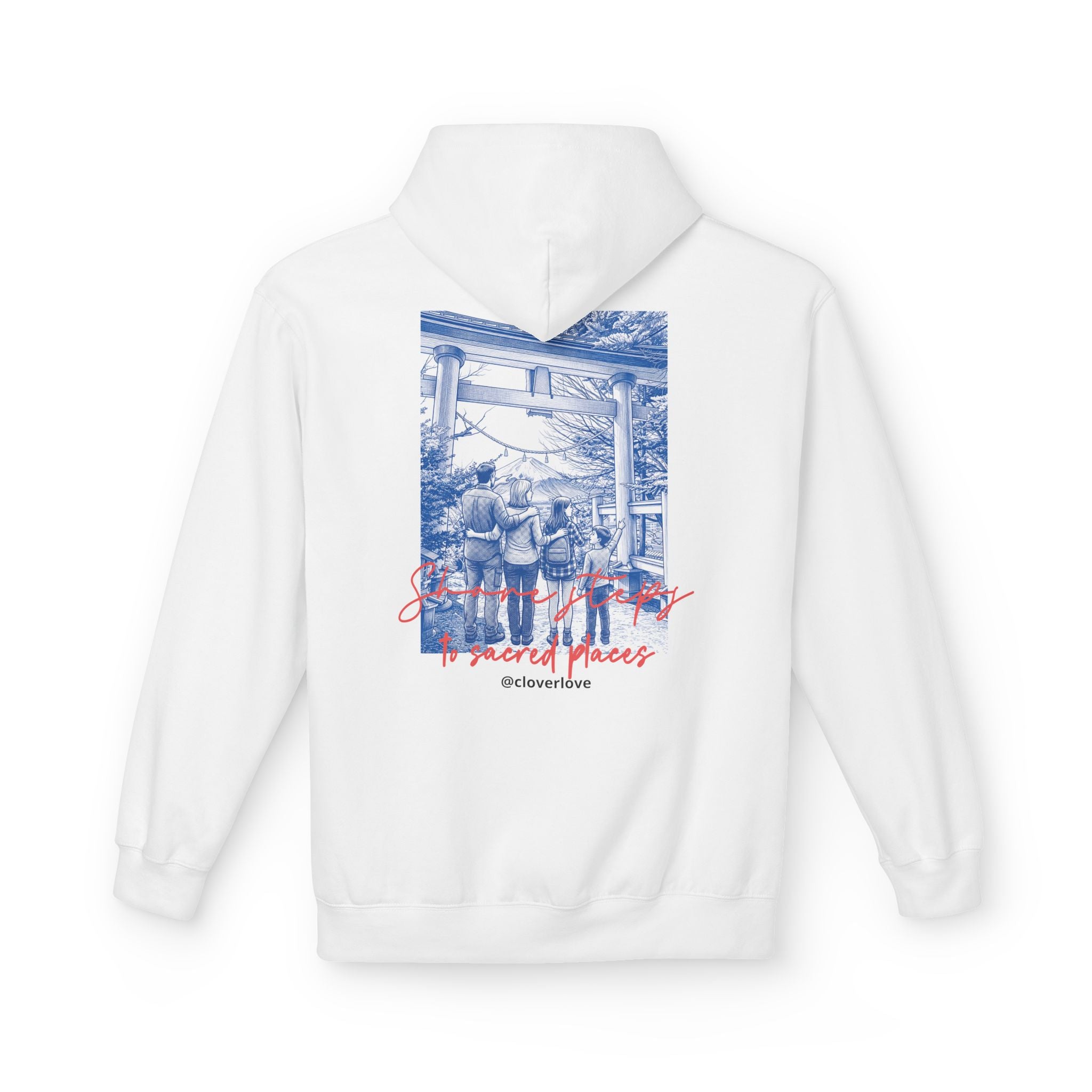 Sacred Places Hoodie | Vintage Reise-Wahrzeichen Sweatshirt