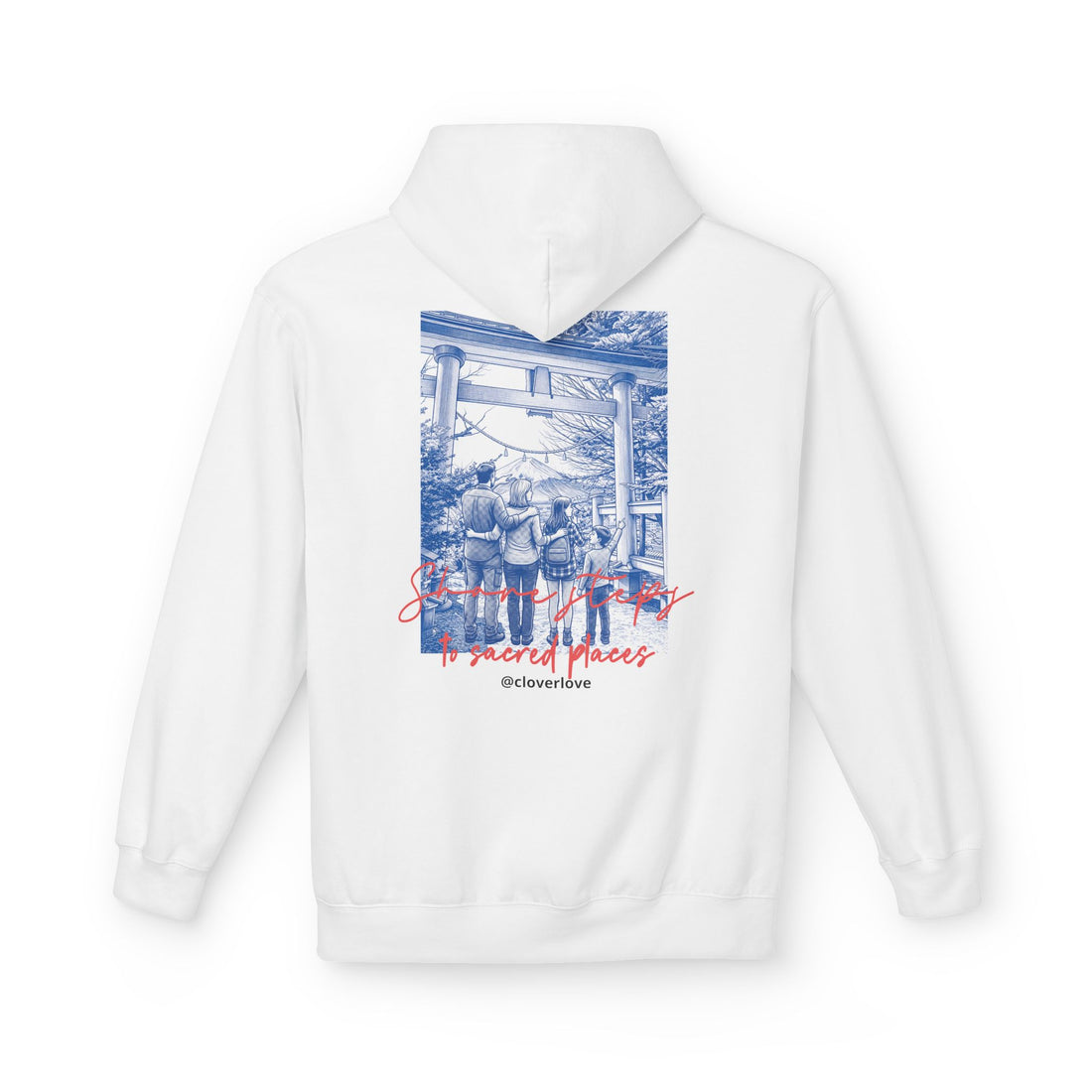 Sacred Places Hoodie | Vintage Reise-Wahrzeichen Sweatshirt