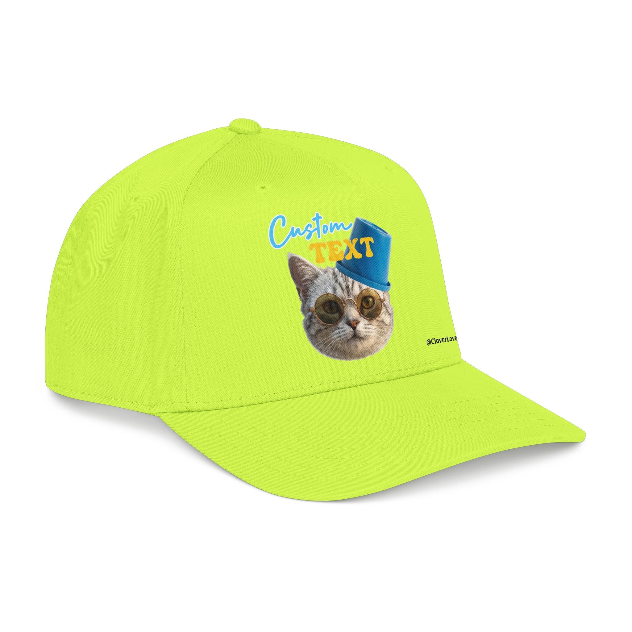 Funny Cat Photo Hat | Custom Pet Lover Baseball Cap