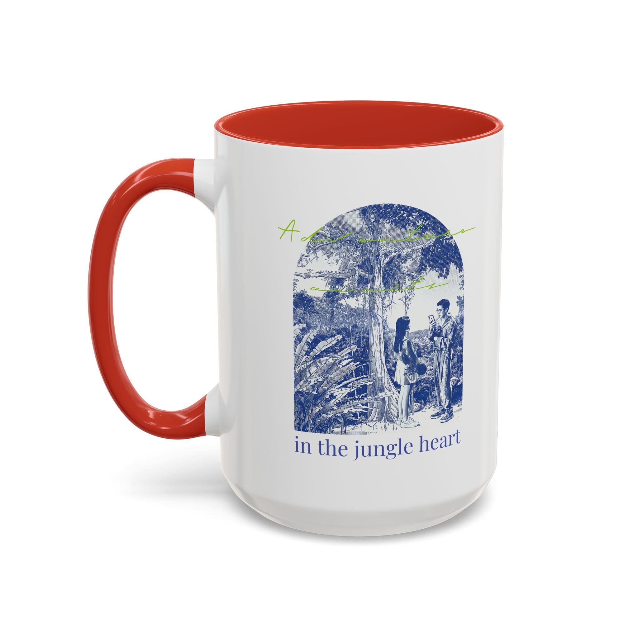 Jungle Adventure Travel Mug - Tropical Nature Coffee Cup for Explorers