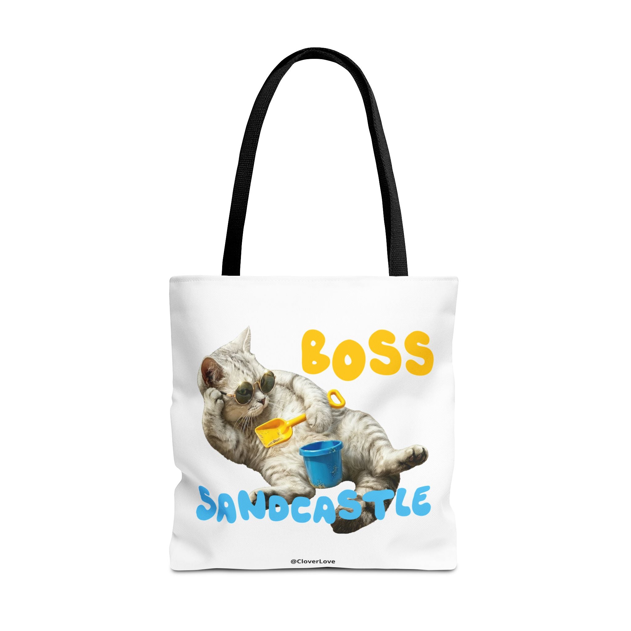 Funny Cat Tote Bag | Custom Pet Photo Personalized Canvas Bag