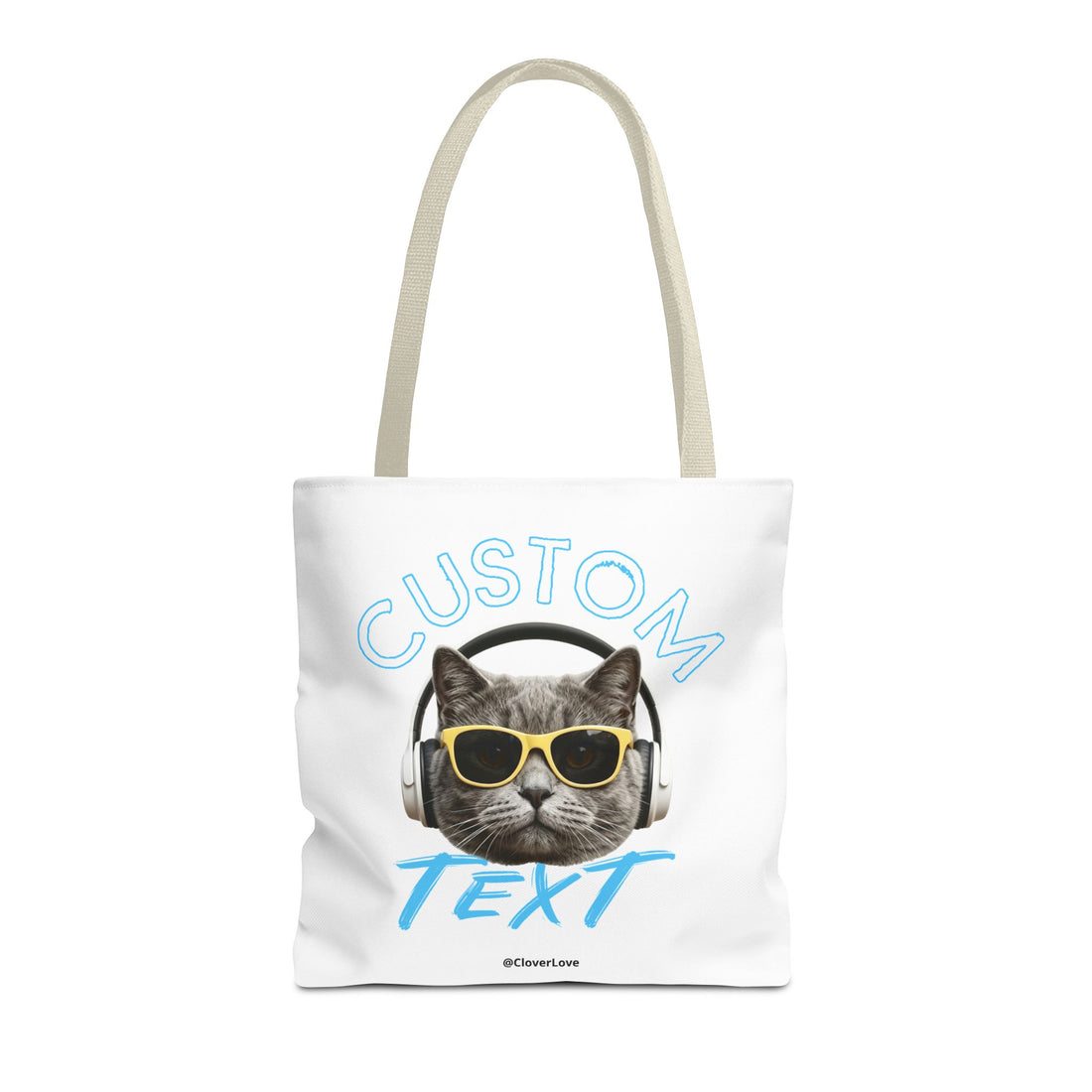 Summer Chill Cat Tote Bag | Funny Cat Lover Beach Bag