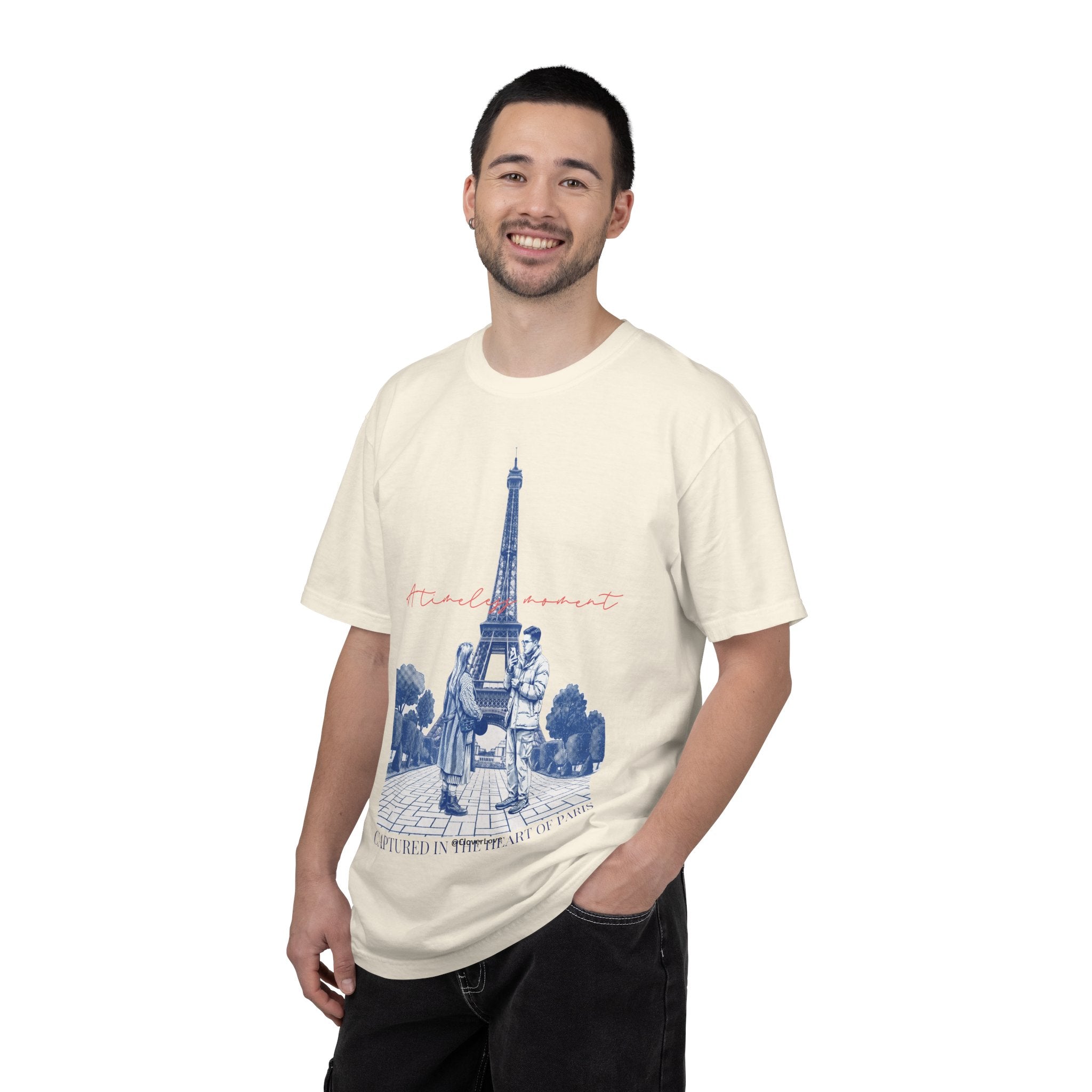 Custom Paris Landmark T-Shirt - Vintage Paris Memory Tee, Travel Lover Gift