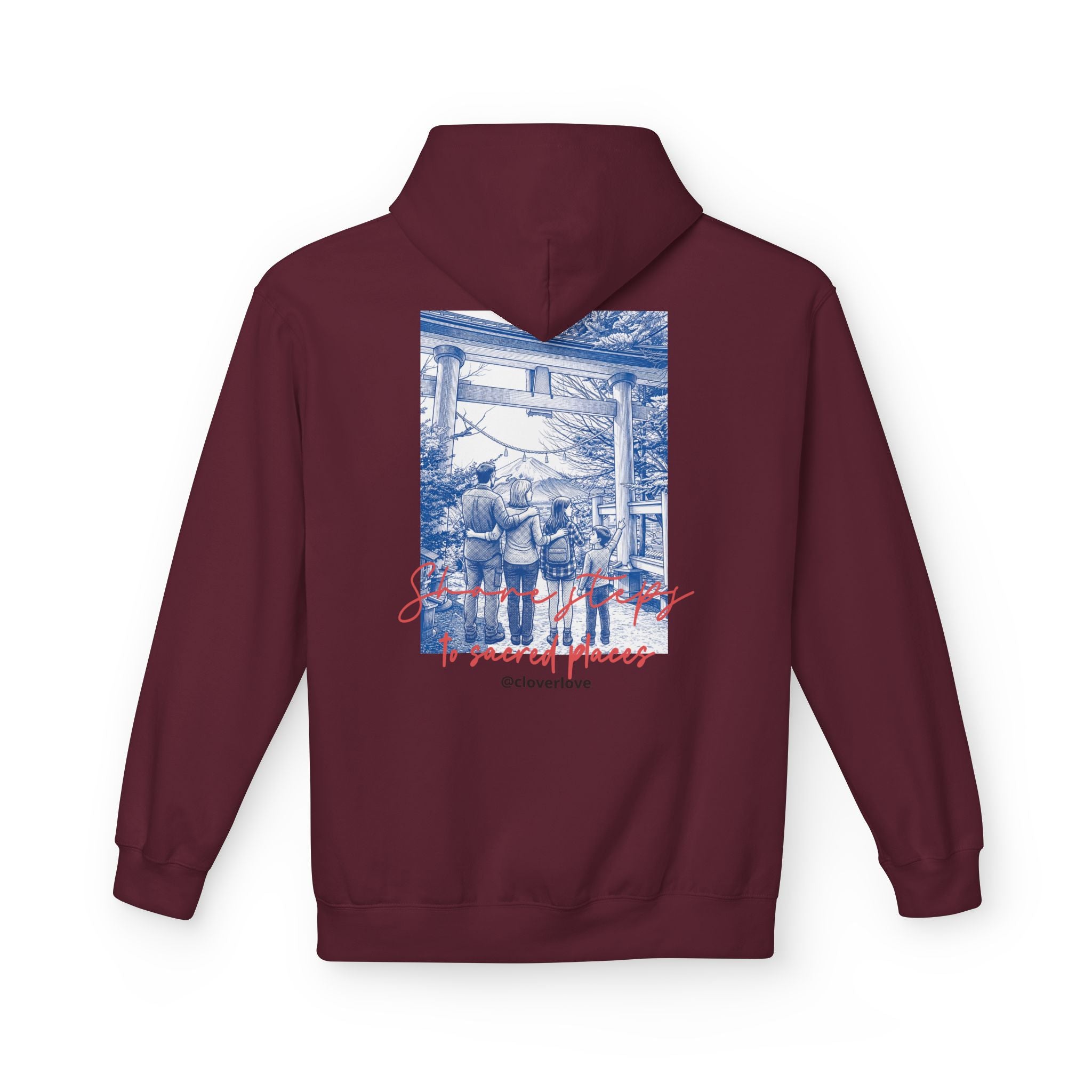 Sacred Places Hoodie | Vintage Reise-Wahrzeichen Sweatshirt