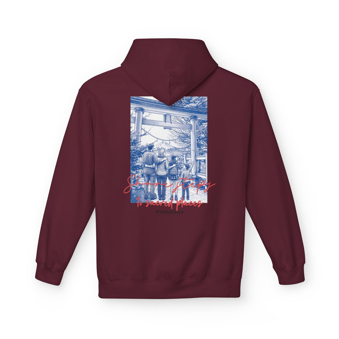 Sacred Places Hoodie | Vintage Reise-Wahrzeichen Sweatshirt