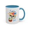 Personalized Summer Cat Mug | Custom Pet Portrait Coffee Cup
