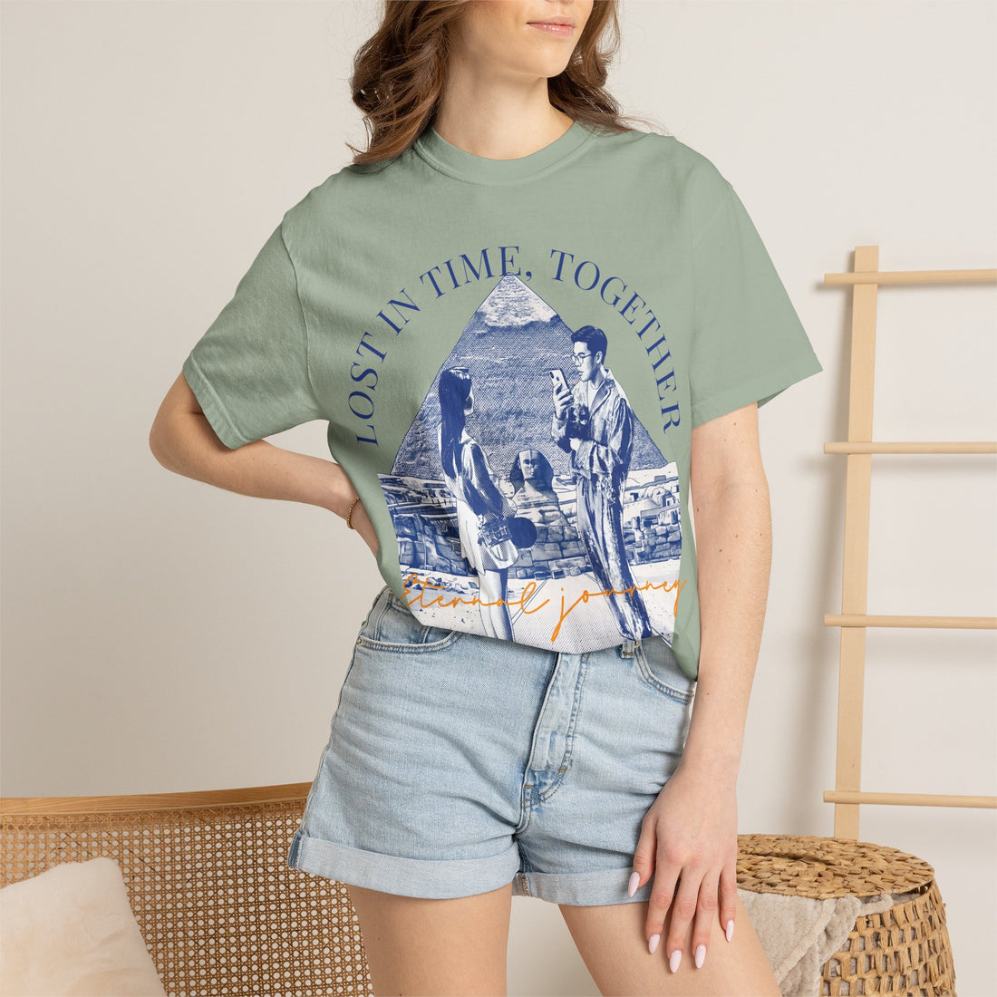 Custom Travel Memory T-Shirt - Vintage Landmark Adventure Tee, Unique Vacation Gift