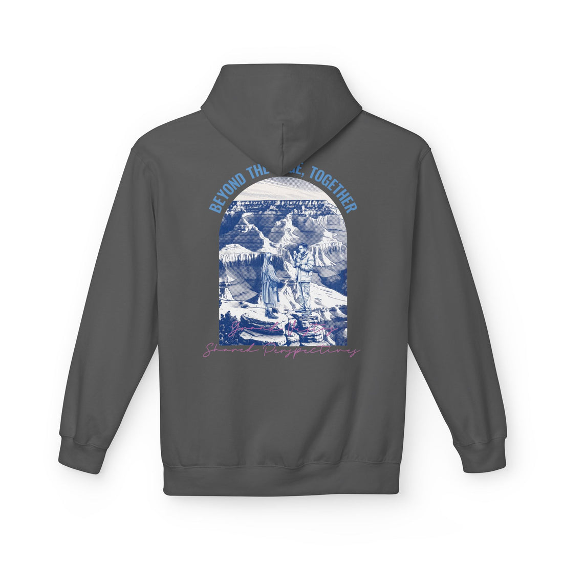 Beyond The Horizon Custom Travel Hoodie, Scenic Landmark Couple Gift