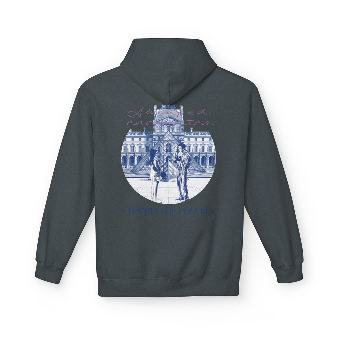 Lost In The Louvre Hoodie | Paris Travel Landmark Sweatshirt