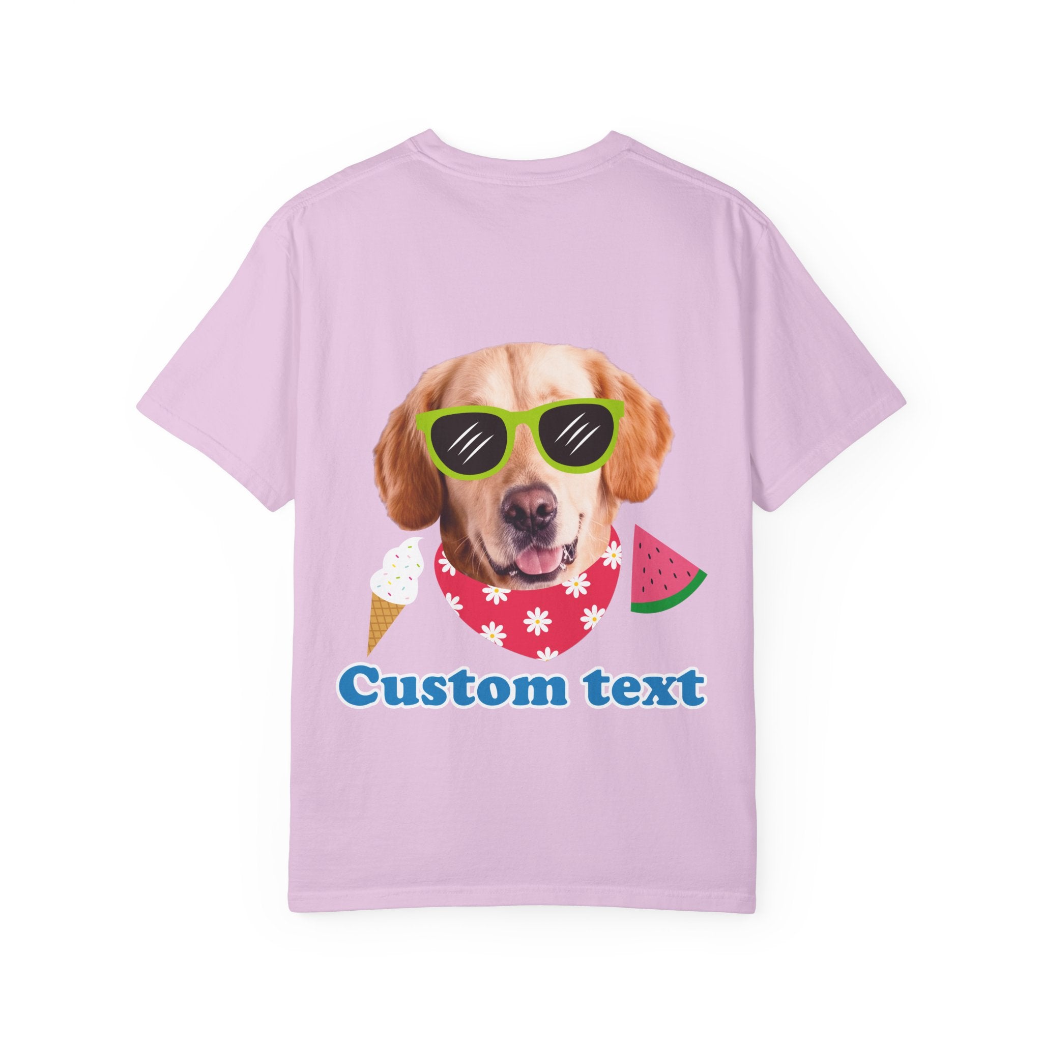 Custom Dog Summer T-Shirt - Funny Beach Dog Tee, Dog Lover Gift