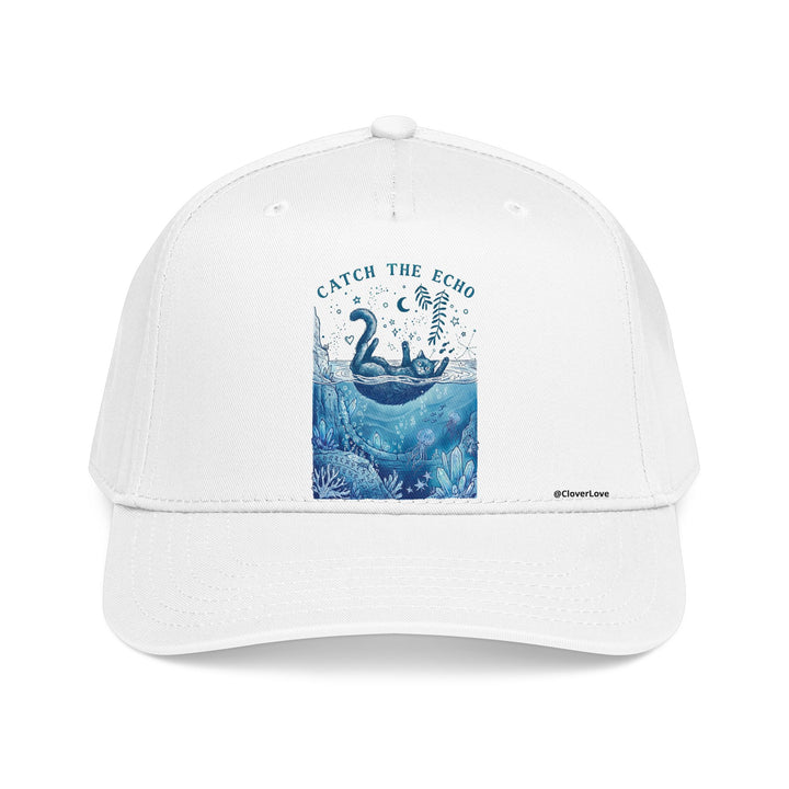 Ocean Cat Hat - Underwater Adventure Baseball Cap, Cute Cat Lover Gift, Marine Life Hat