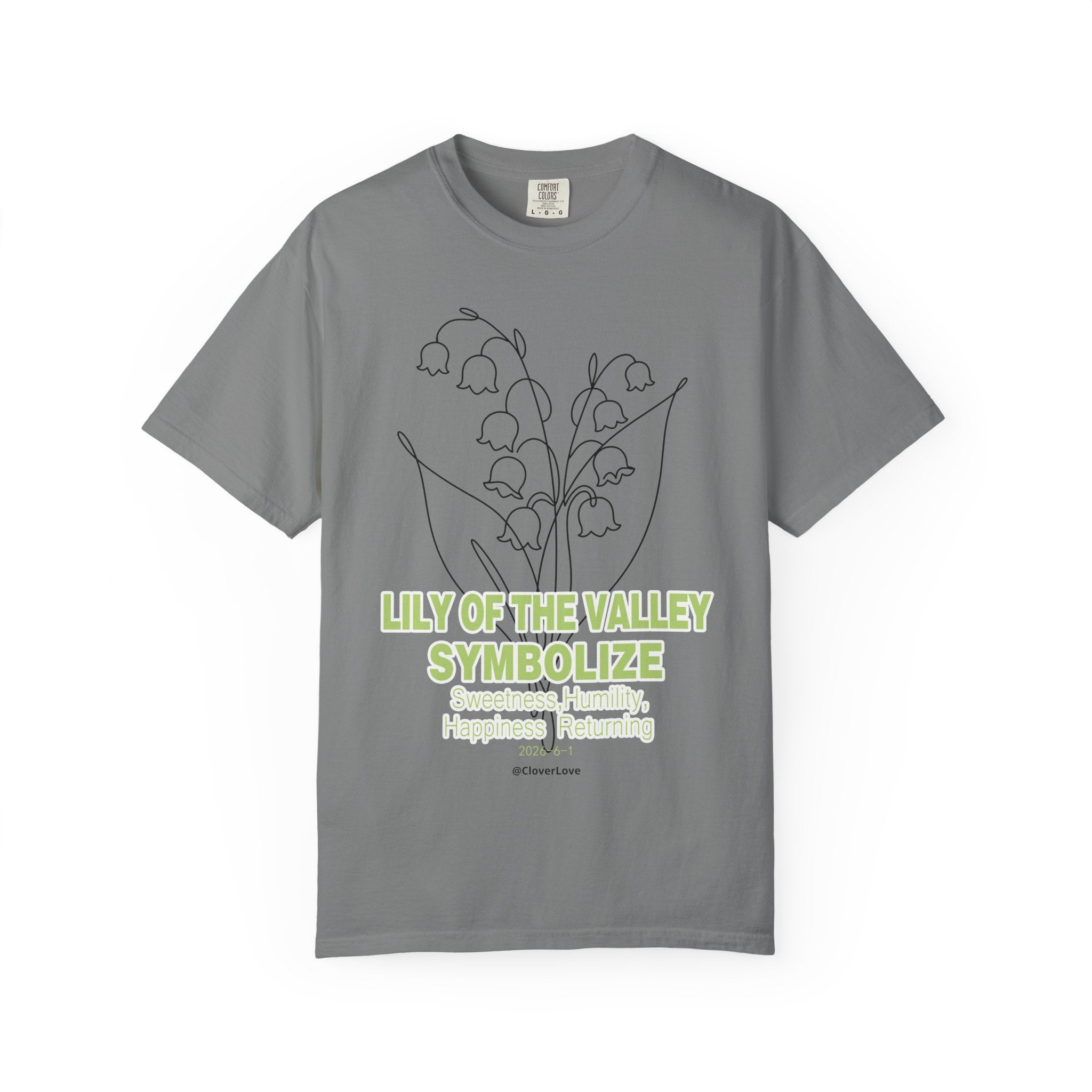 Lily of the Valley Flower T-Shirt - Botanical Graphic Shirt for Flower Lovers