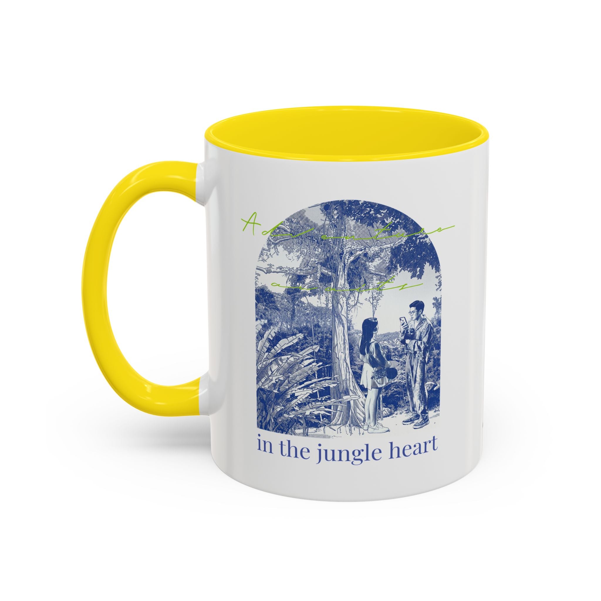 Jungle Adventure Travel Mug - Tropical Nature Coffee Cup for Explorers