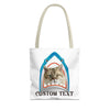 Funny Cat Tote Bag | Custom Pet Photo Shark Summer Bag