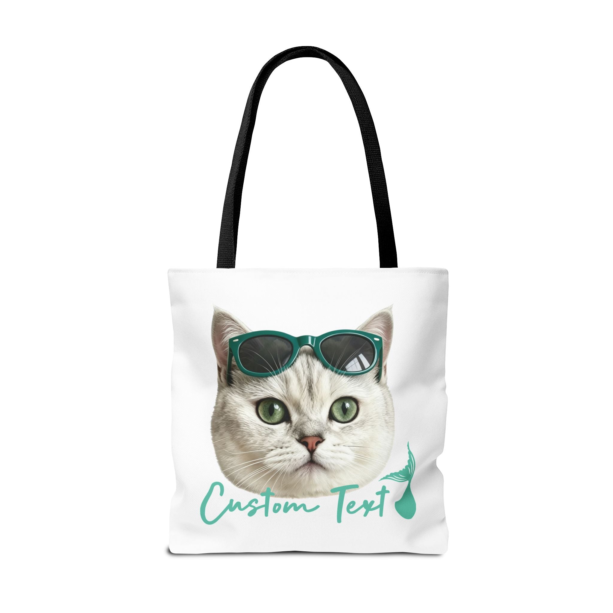 Custom Cat Tote Bag | Personalized Cat Photo Summer Canvas Bag