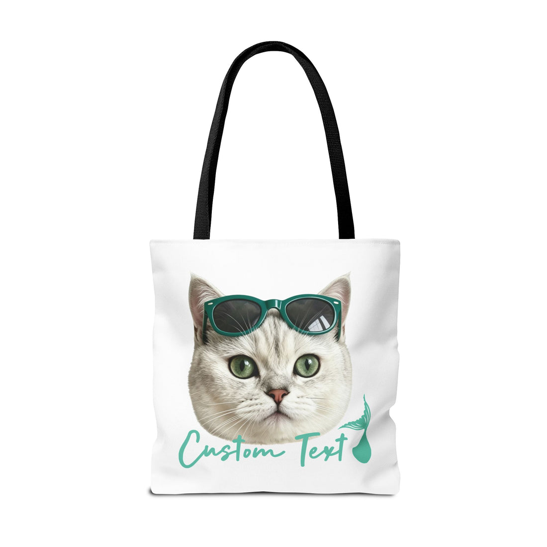 Custom Cat Tote Bag | Personalized Cat Photo Summer Canvas Bag