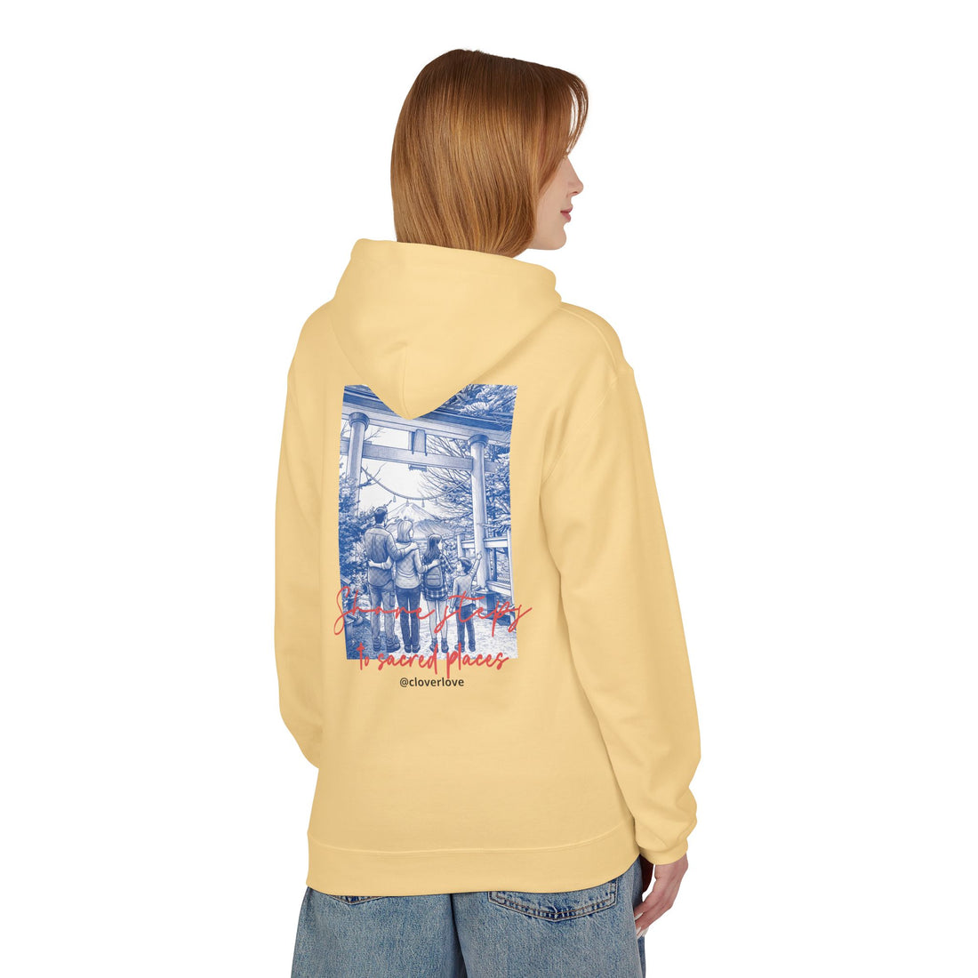 Sacred Places Hoodie | Vintage Reise-Wahrzeichen Sweatshirt