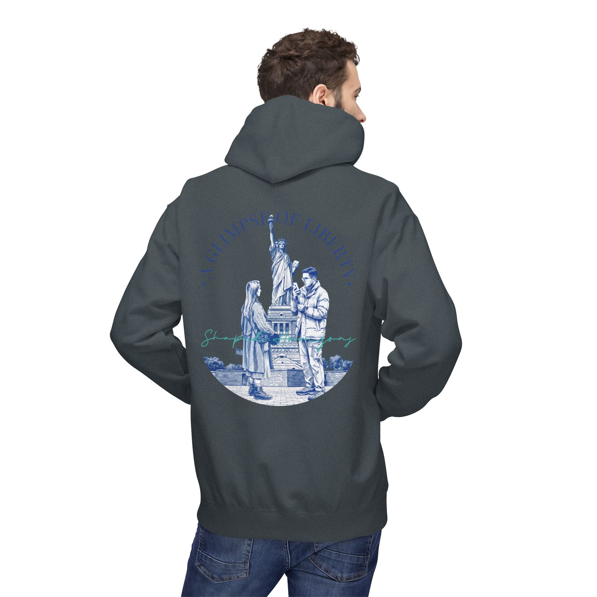 Statue of Liberty Adventure Hoodie | Vintage New York Travel Sweatshirt