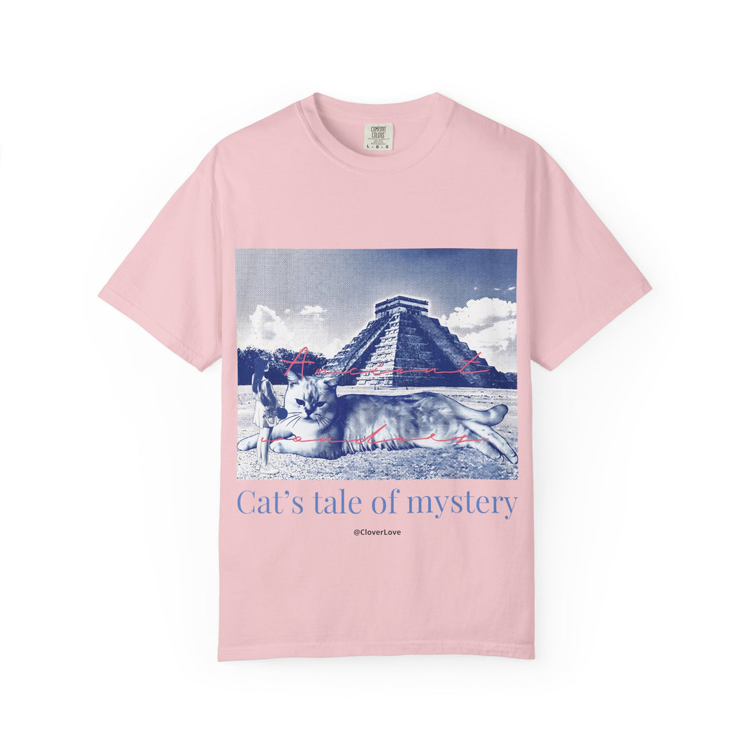 Custom Pet Portrait Travel T-Shirt - Personalized Cat Lover Gift