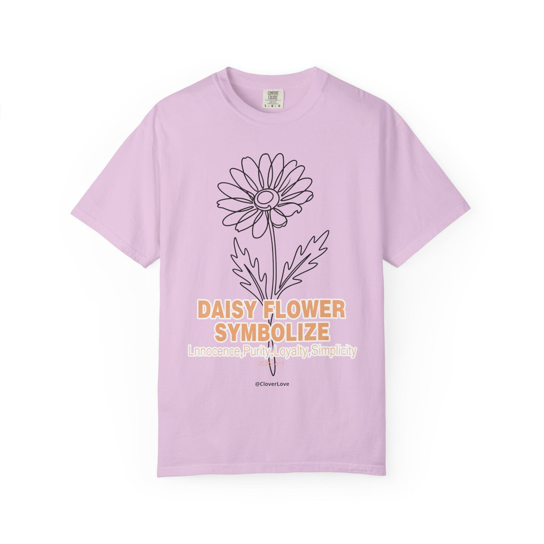 Daisy Flower T-Shirt - Botanical Graphic Shirt for Flower Lovers