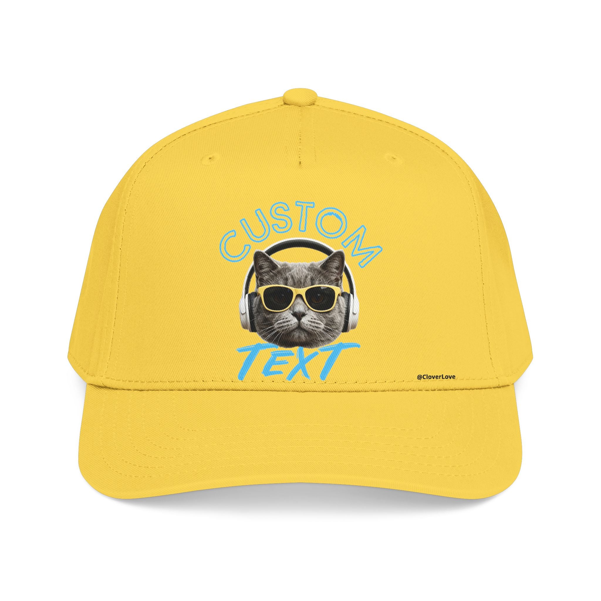 Custom Cat Photo Baseball Cap | Personalized Pet Lover Hat