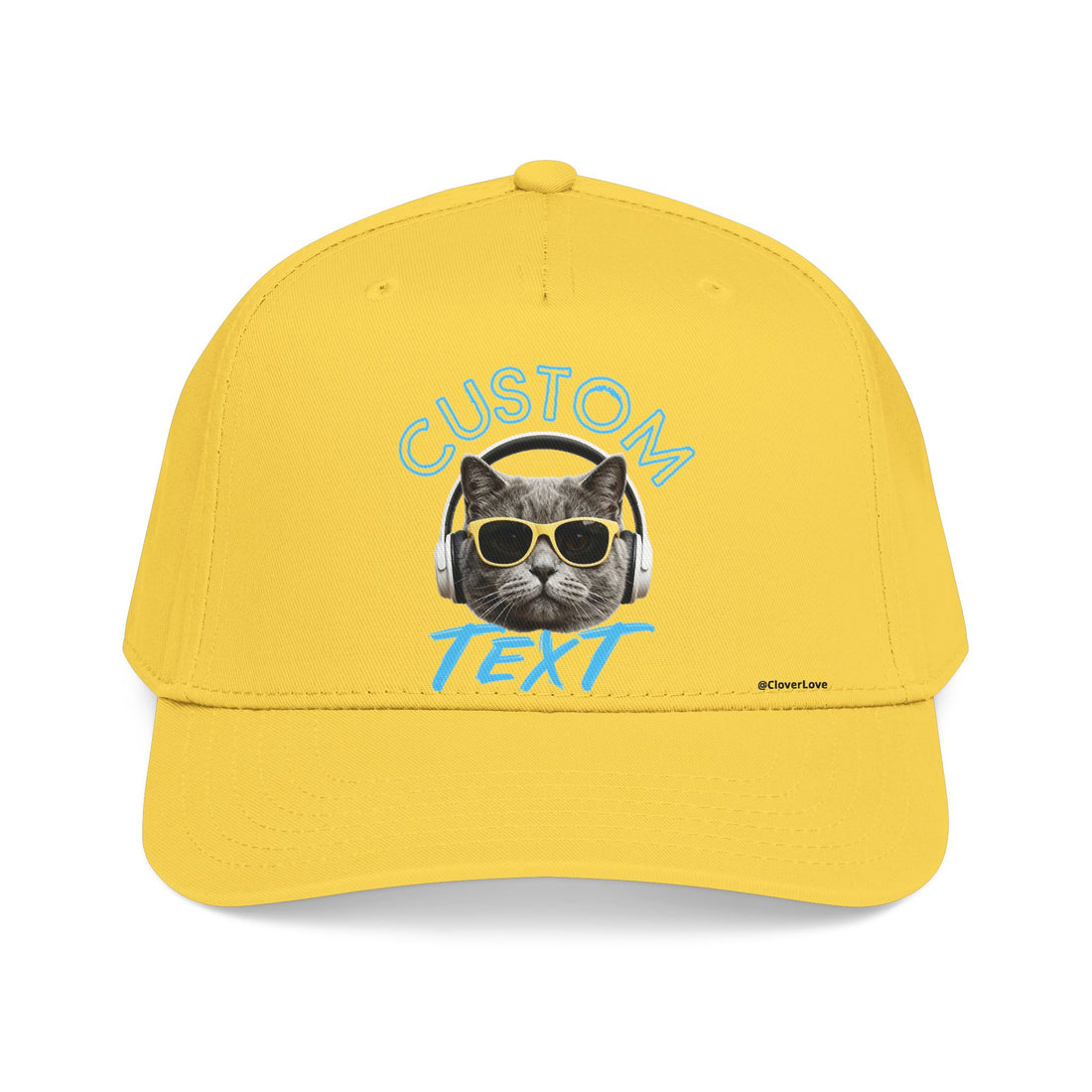 Custom Cat Photo Baseball Cap | Personalized Pet Lover Hat
