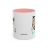 Mermaid Cat Summer Mug | Personalized Cat Coffee Cup With Custom Text