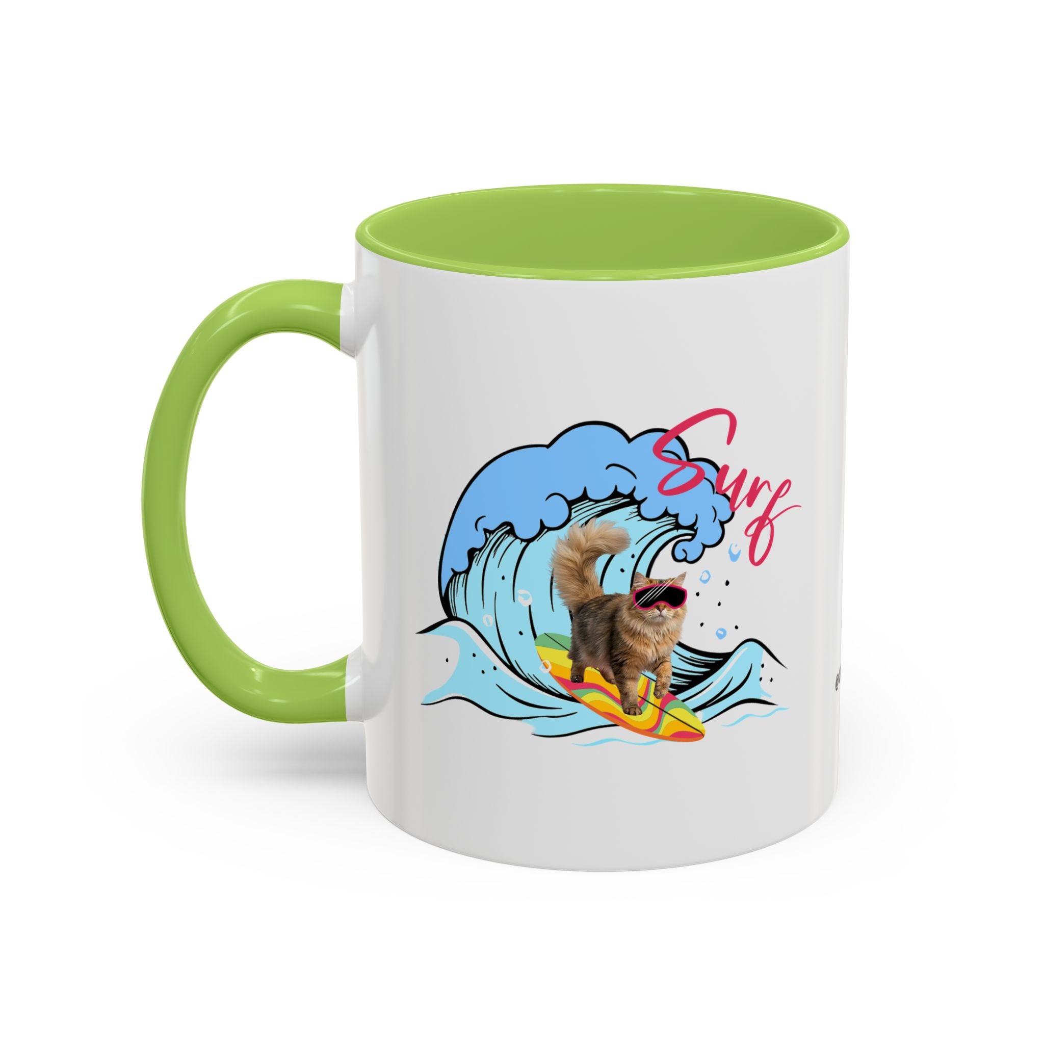 Summer Diving Dog Mug | Personalized Dog Photo Coffee Cup With Custom Text