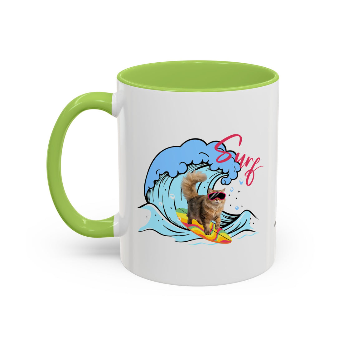 Summer Diving Dog Mug | Personalized Dog Photo Coffee Cup With Custom Text