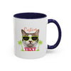 Cool Cat Summer Mug | Personalized Cat Photo Coffee Cup With Custom Text