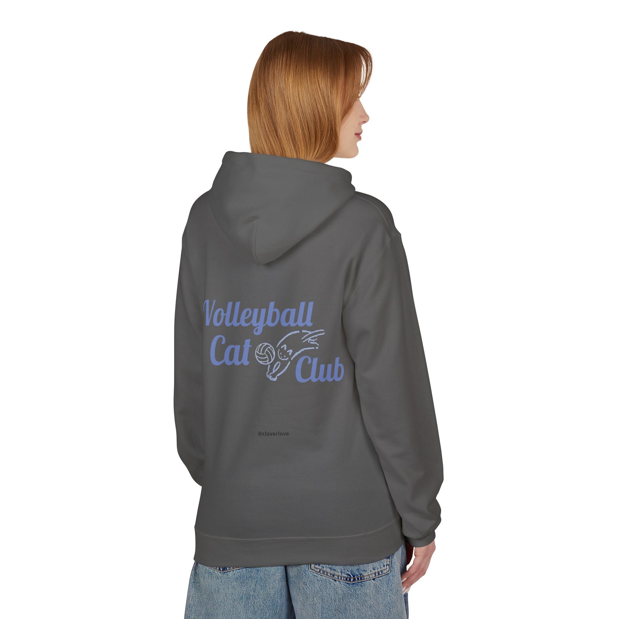 VC7, Catch the Echo Hoodie — Ocean Cat Adventure Graphic Hoodie