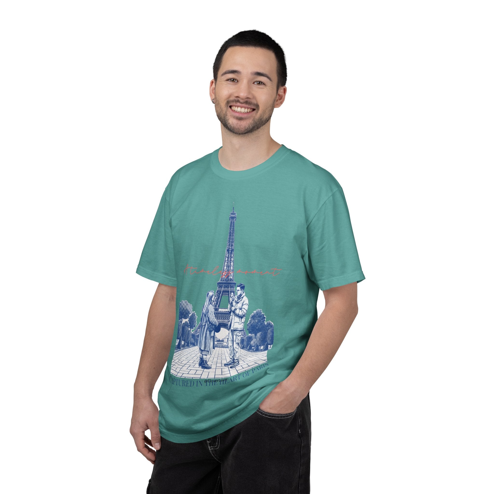 Custom Paris Landmark T-Shirt - Vintage Paris Memory Tee, Travel Lover Gift