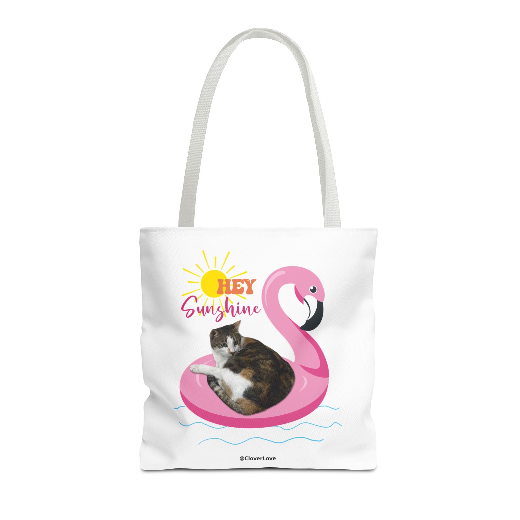 Custom Cat Tote Bag | Personalized Pet Photo Summer Bag