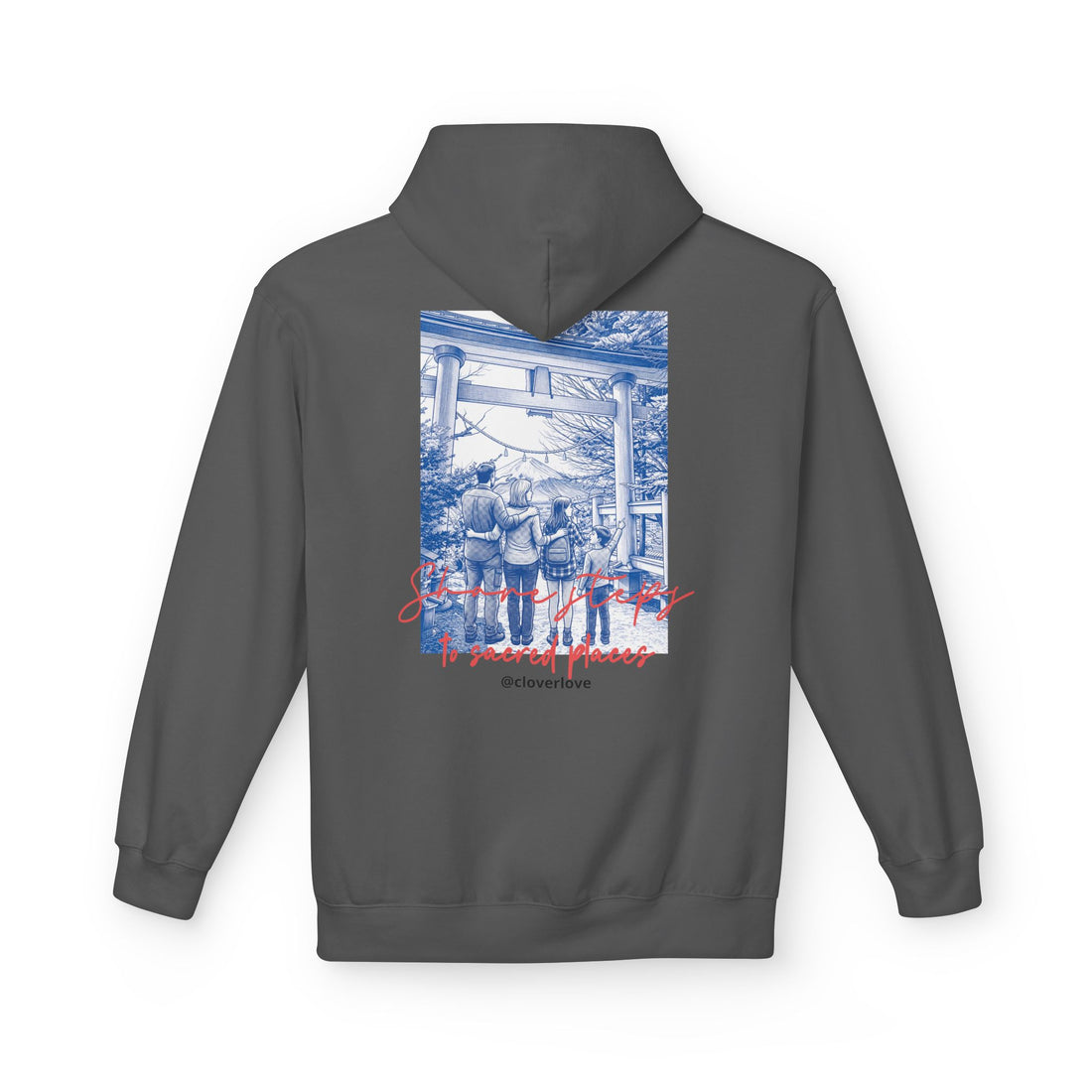 Sacred Places Hoodie | Vintage Reise-Wahrzeichen Sweatshirt