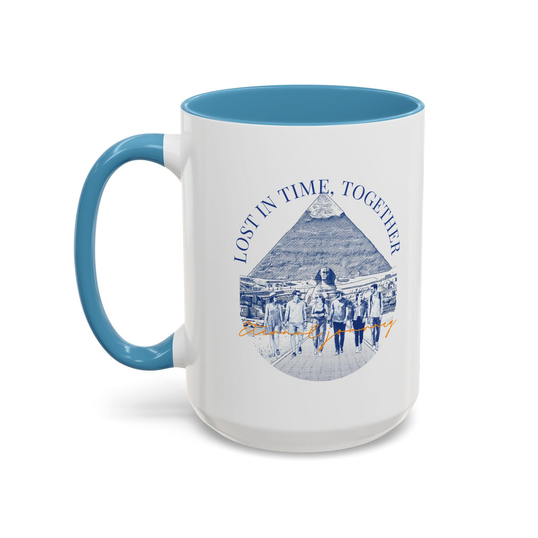 Egypt Travel Memory Mug - Pyramid Adventure Coffee Cup for Travelers