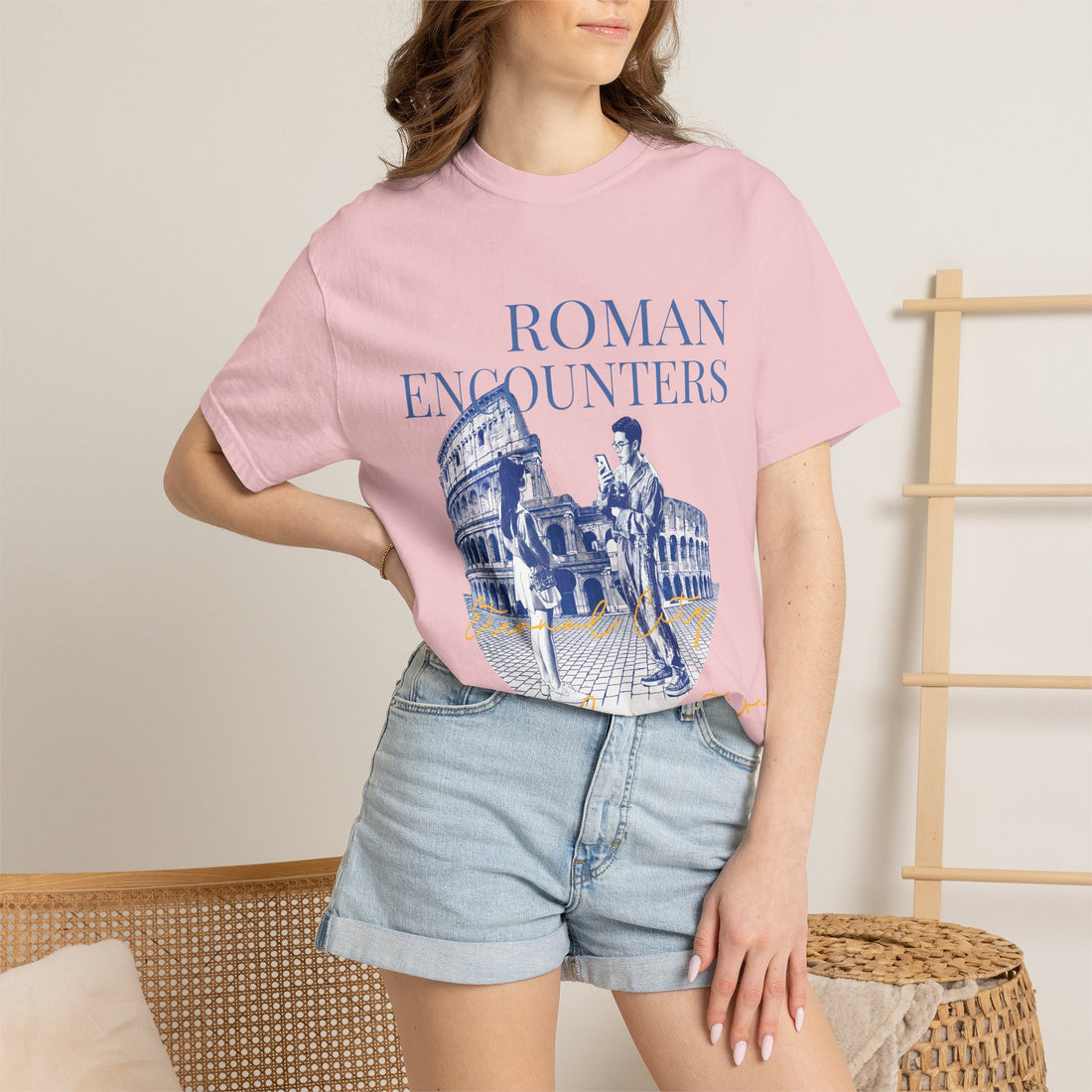 Custom Rome Colosseum Travel T-Shirt - Vintage Vacation Gift