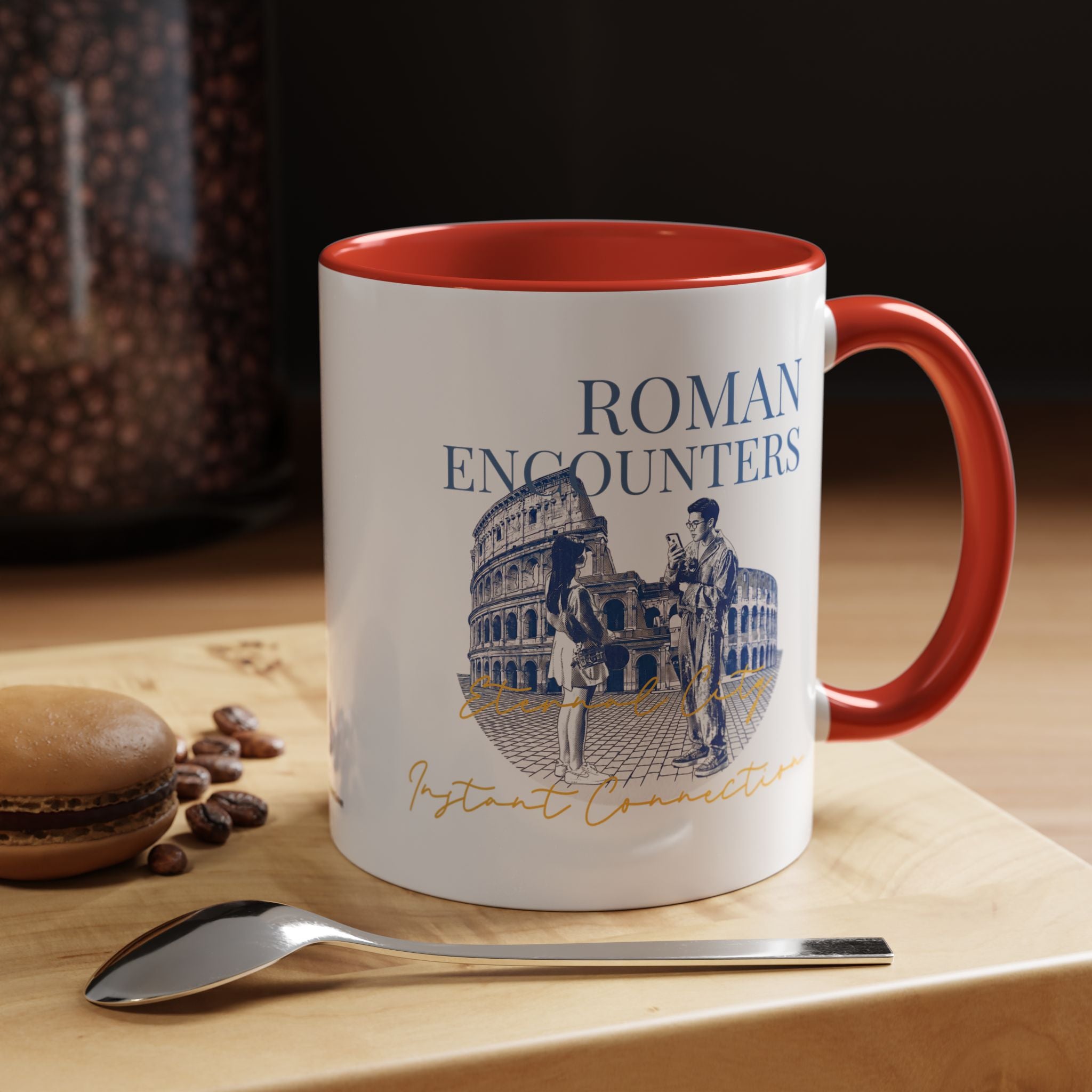 Rome Travel Memory Mug - Colosseum Coffee Cup for Travelers