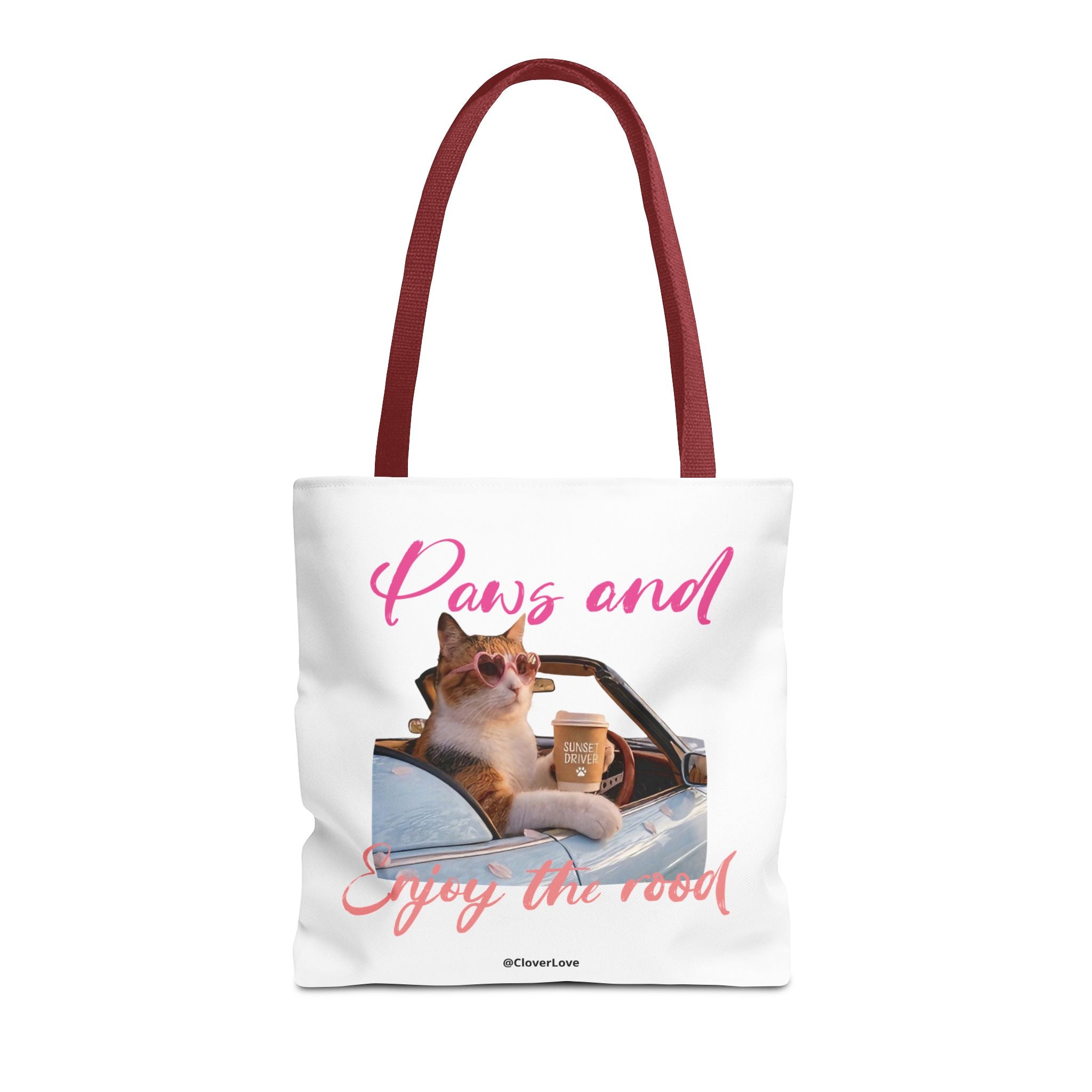 Cute Cat Tote Bag | Custom Cat Photo Personalized Canvas Bag