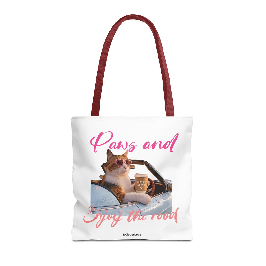 Cute Cat Tote Bag | Custom Cat Photo Personalized Canvas Bag