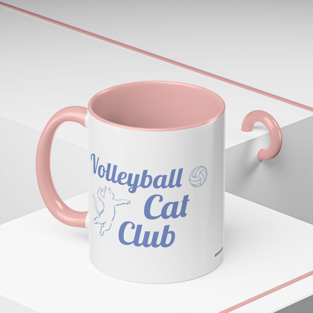 Volleyball Club Mug | Cat Design