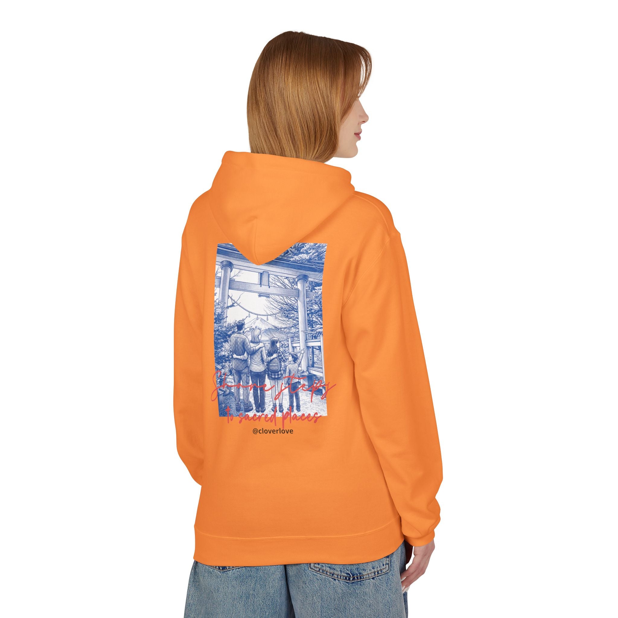 Sacred Places Hoodie | Vintage Reise-Wahrzeichen Sweatshirt