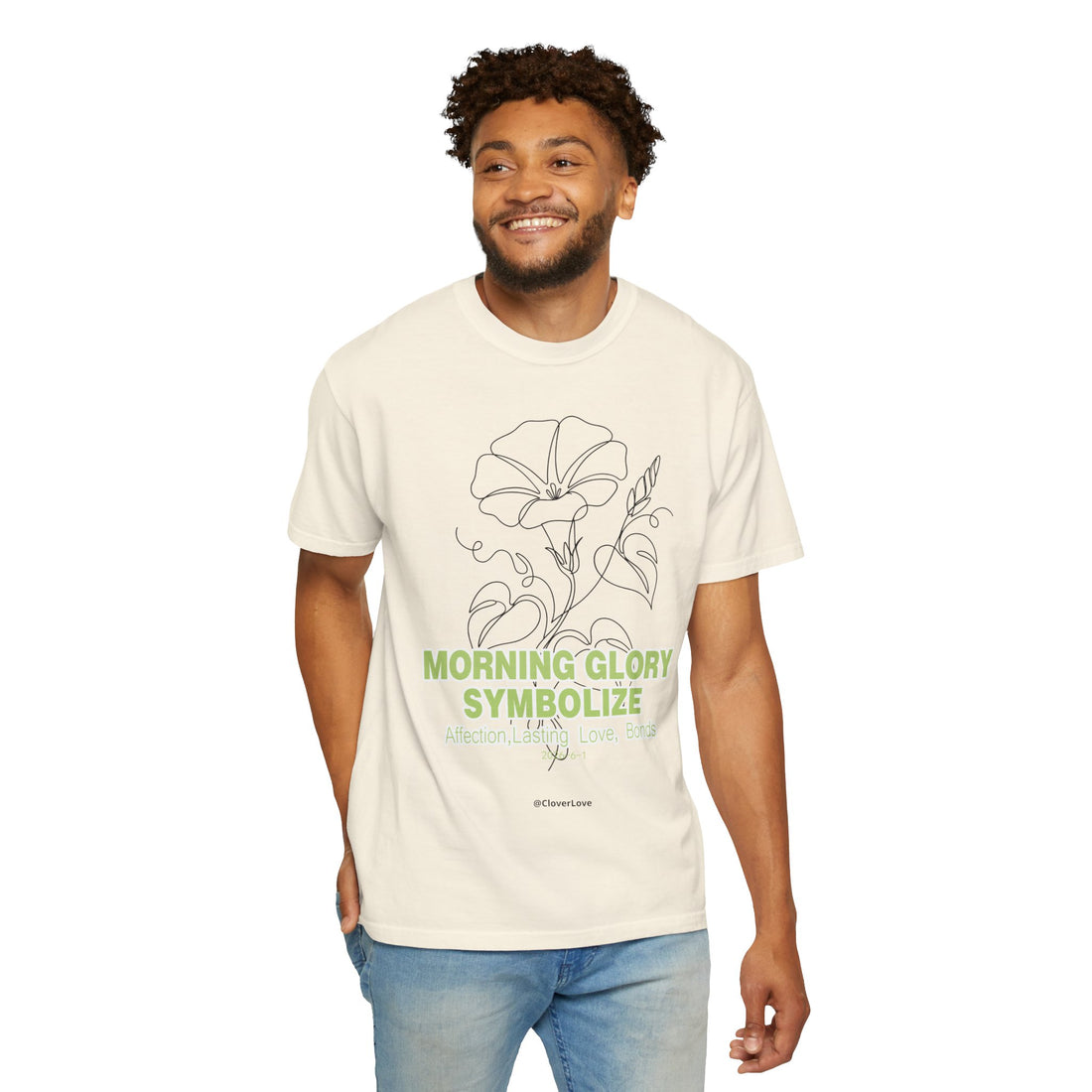 Morning Glory Flower T-Shirt - Botanical Graphic Shirt for Flower Lovers