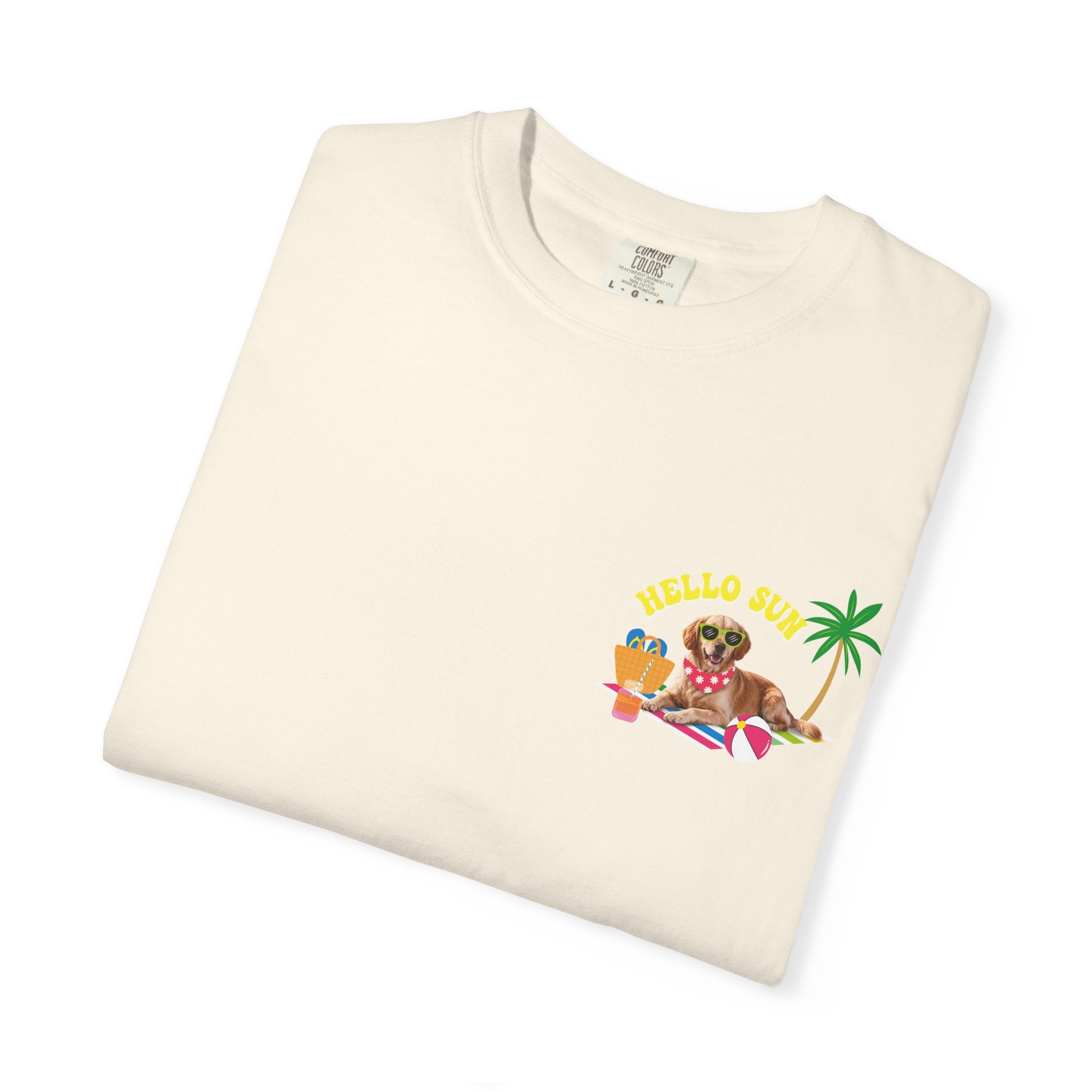 Custom Dog Summer T-Shirt - Funny Beach Dog Tee, Dog Lover Gift