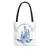 A Glimpse Of Liberty Travel Tote Bag | Statue of Liberty New York Canvas Tote Bag