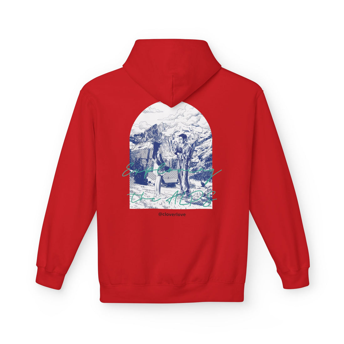 Mountain Travel Hoodie | Abenteuerlandschaft Grafik Pullover