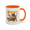 Funny Cat Summer Mug - Cute Beach Coffee Cup for Cat Lovers