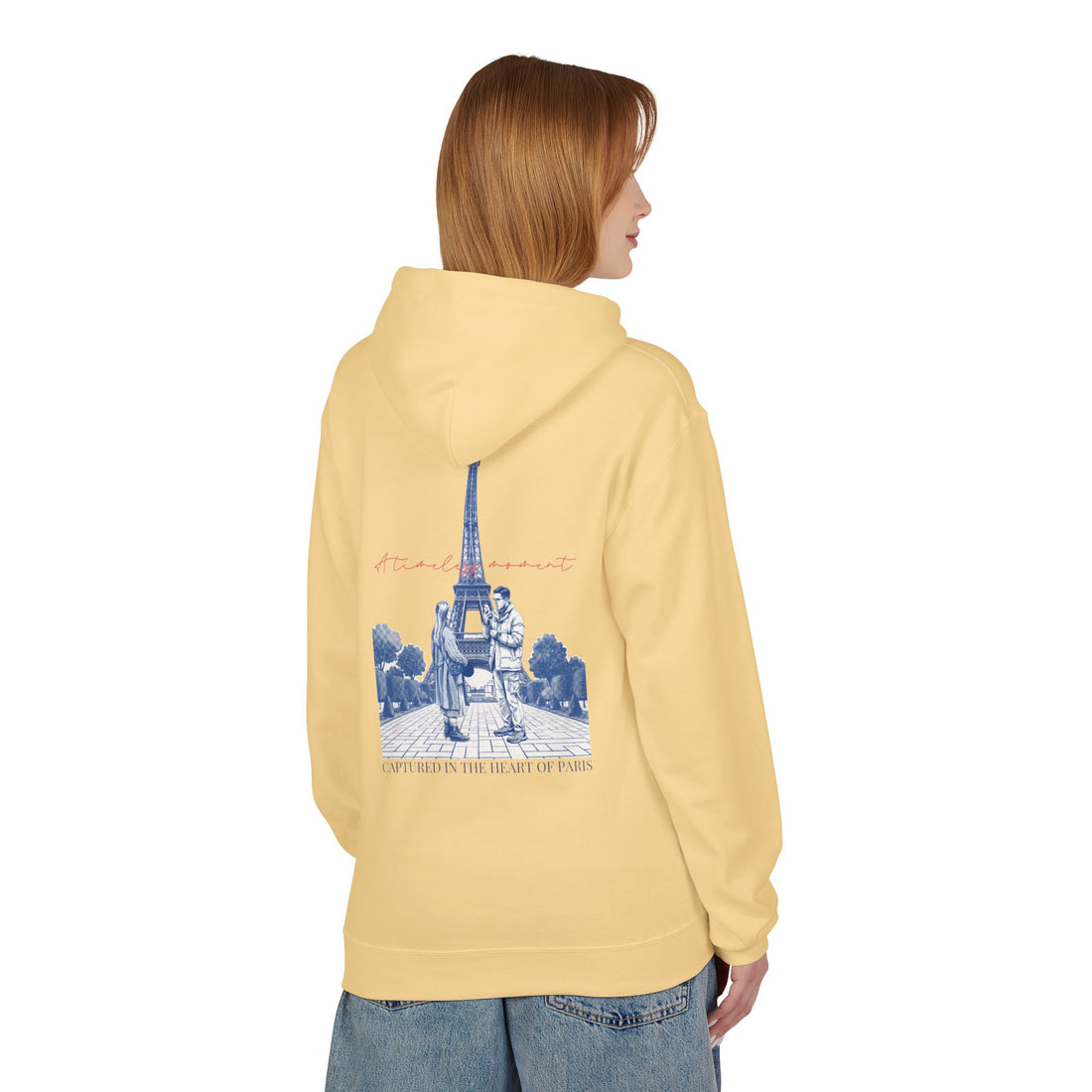 Paris Eiffel Tower Hoodie | Romantic Travel Graphic Sweatshirt