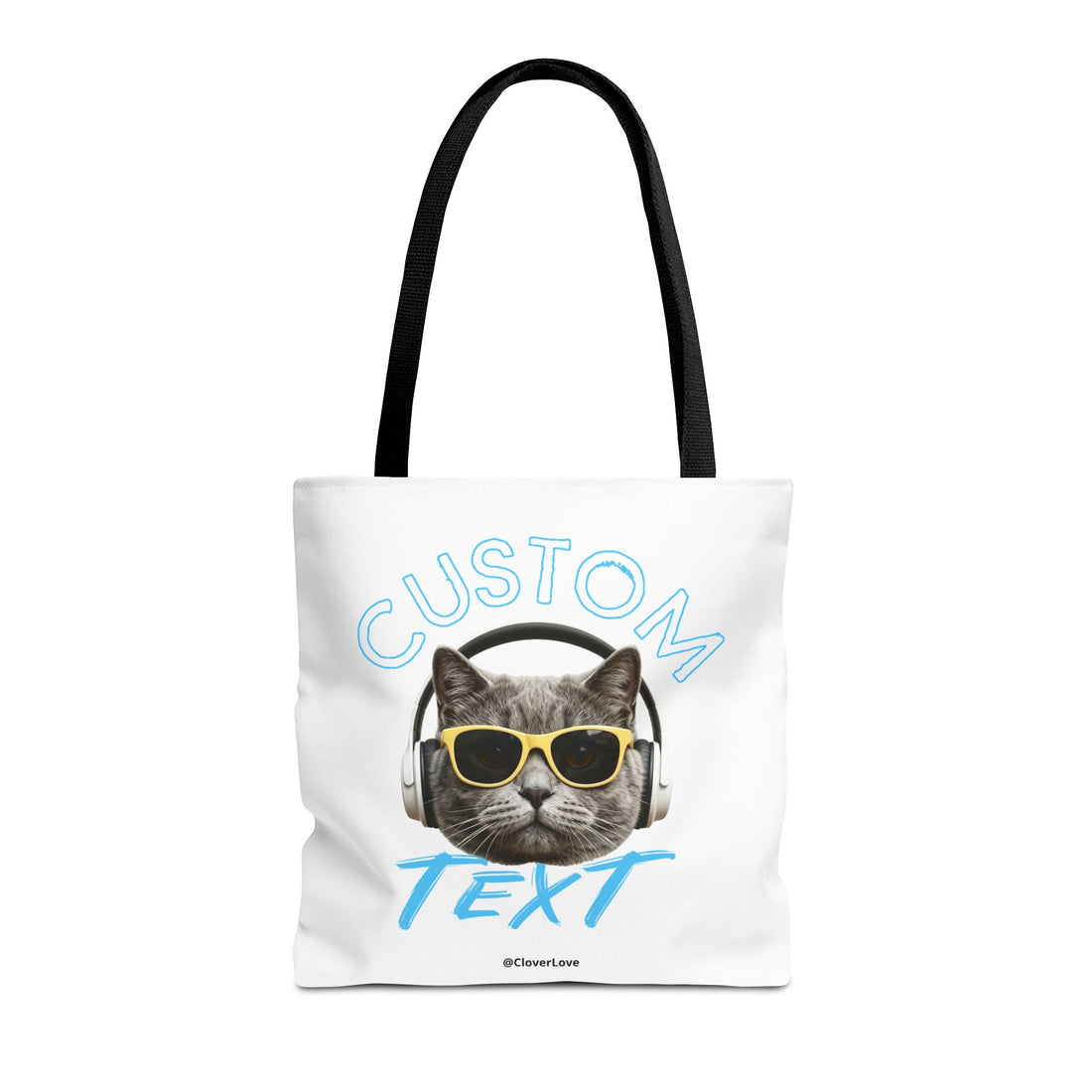 Summer Chill Cat Tote Bag | Funny Cat Lover Beach Bag