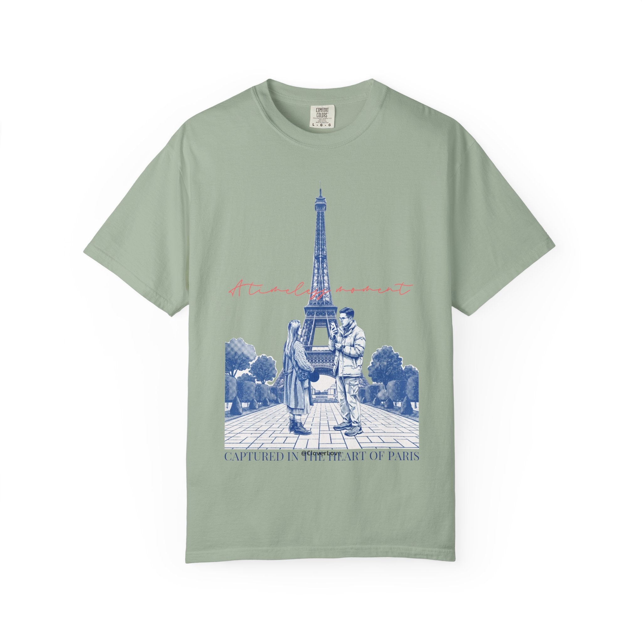 Custom Paris Landmark T-Shirt - Vintage Paris Memory Tee, Travel Lover Gift